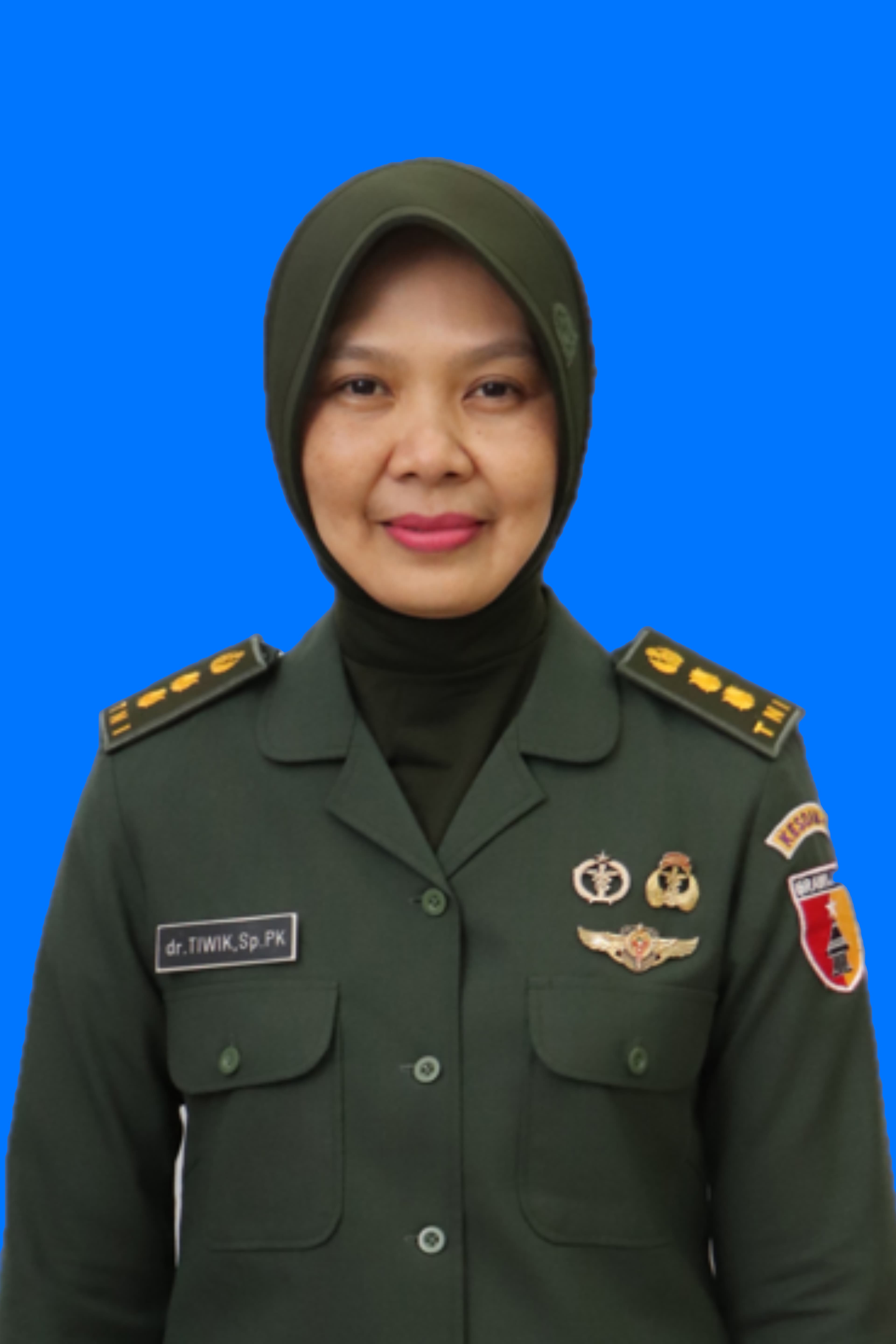 Letkol Ckm (K) dr. Tiwik Eriskawati, Sp.PK