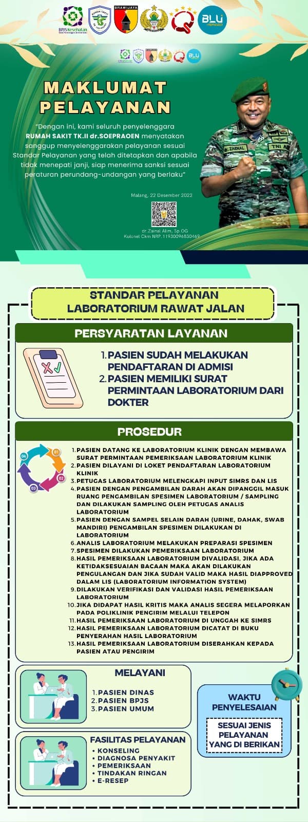 Standar Pelayanan Laboratorium Rawat Jalan